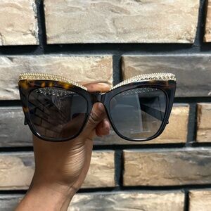 Moschino Mos 009/S Cat Eye Dark Havana Sunglasses